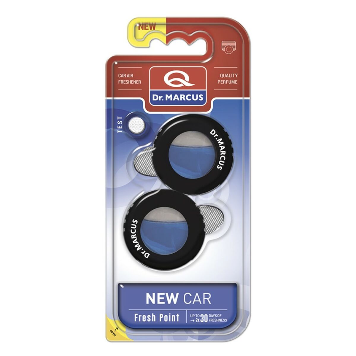 Désodorisant Pour Voiture Dr Marcus FRESH POINT NEW CAR Voiture neuve 2,5 ml Plastique (2 Unités)