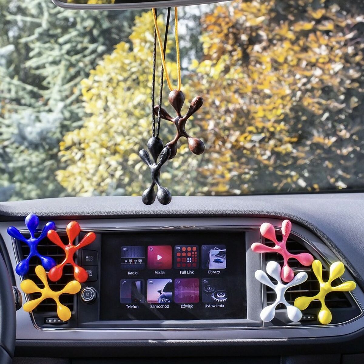 Désodorisant Pour Voiture Dr Marcus Lucky Top Fruits rouges Plastique Pendentif (12 Unités)