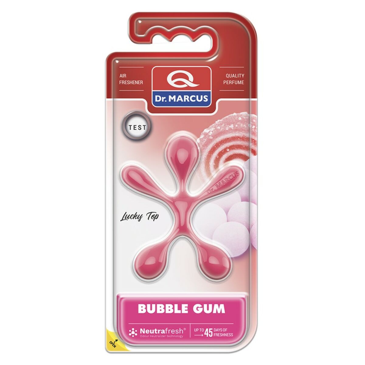 Désodorisant Pour Voiture Dr Marcus Lucky Top Chewing gum Plastique Pendentif (12 Unités)