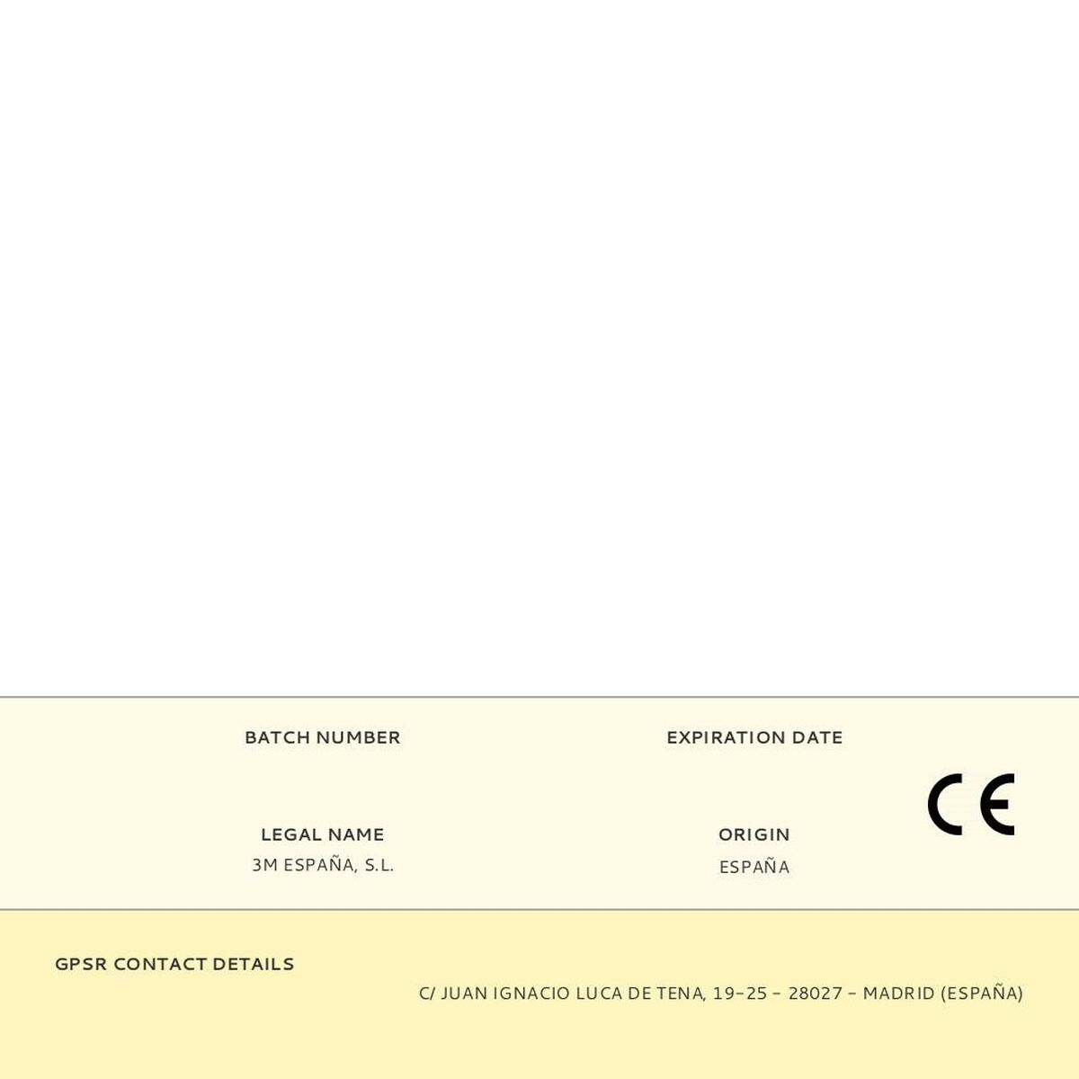 Masque Respiratoire de Protection 3M ffp1 8710e (3 Unités)