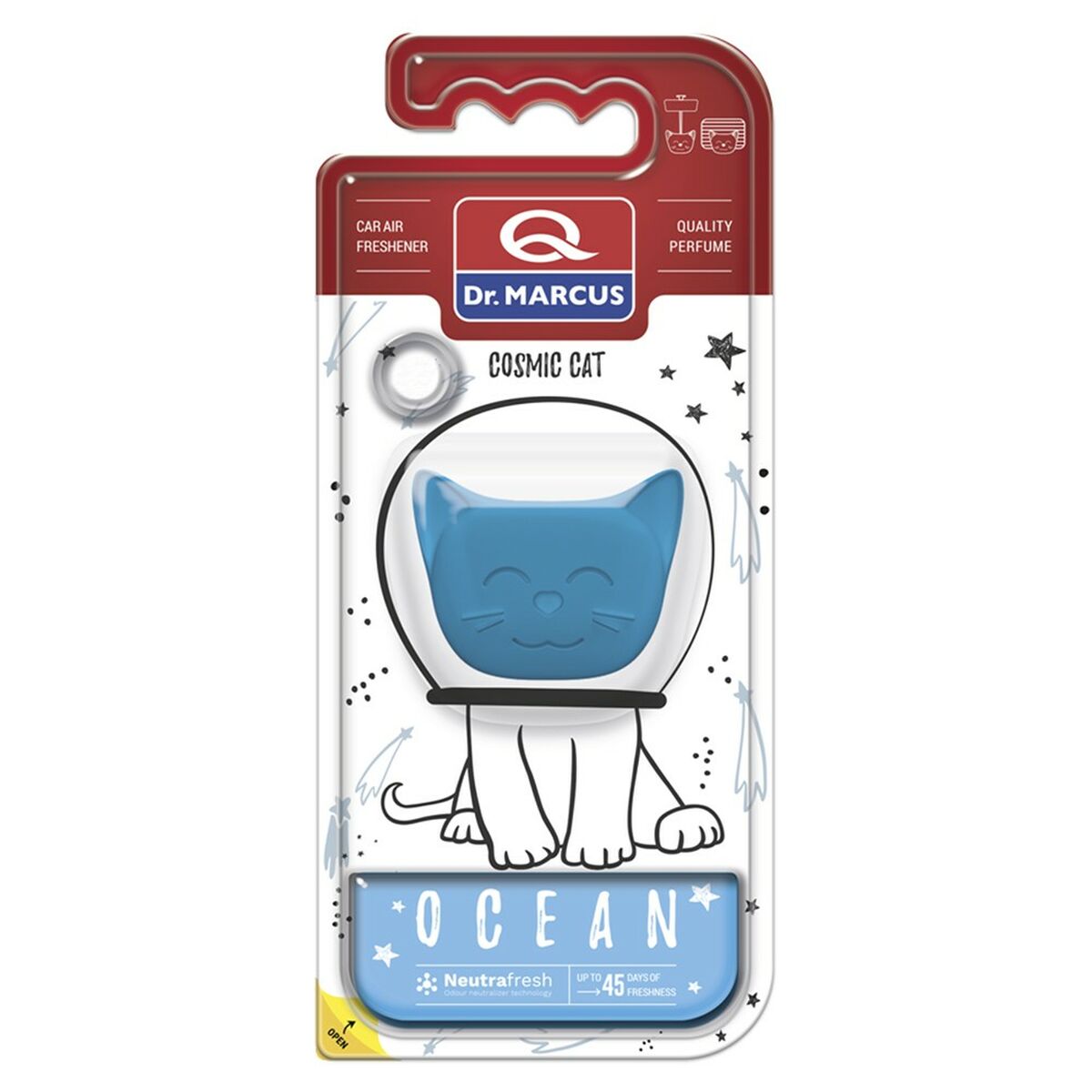 Désodorisant Pour Voiture Dr Marcus Cosmic Cat Ocean Plastique Pendentif
