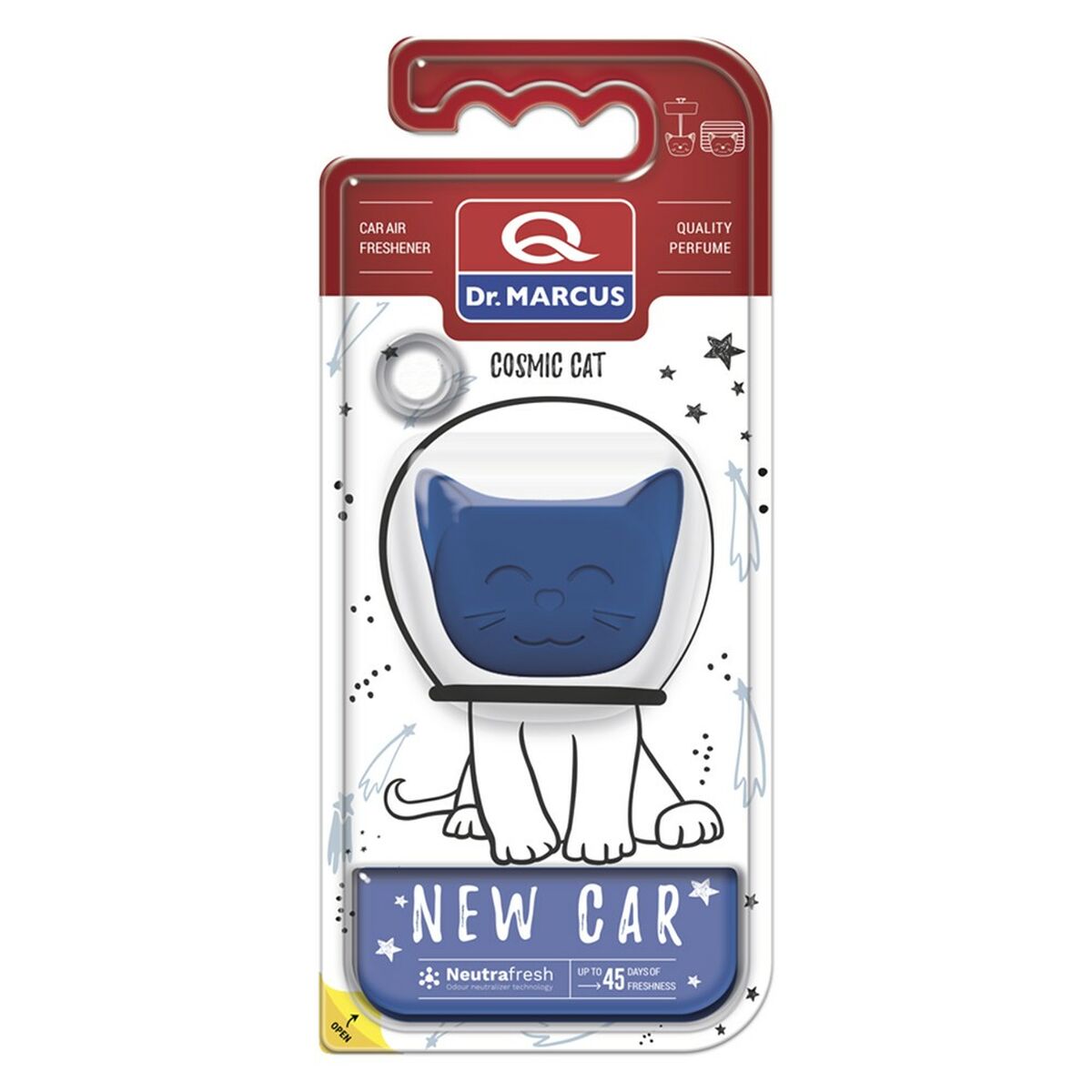 Désodorisant Pour Voiture Dr Marcus Cosmic Cat Voiture neuve Plastique Parfum Pendentif