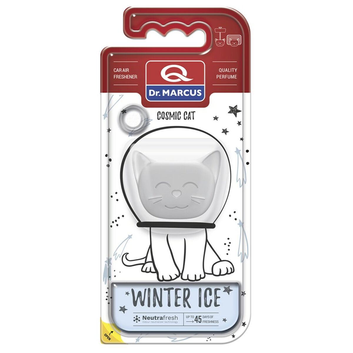 Désodorisant Pour Voiture Dr Marcus Cosmic Cat ICE CHILL Plastique Pendentif