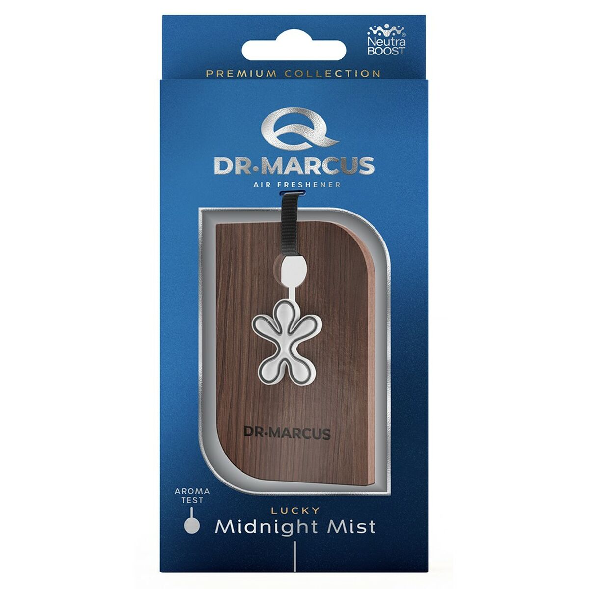 Désodorisant Pour Voiture Dr Marcus Lucky Midnight Mist Bois Plastique Parfum Pendentif