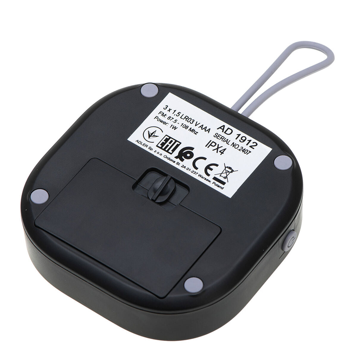 Radio Adler ad 1912 Noir