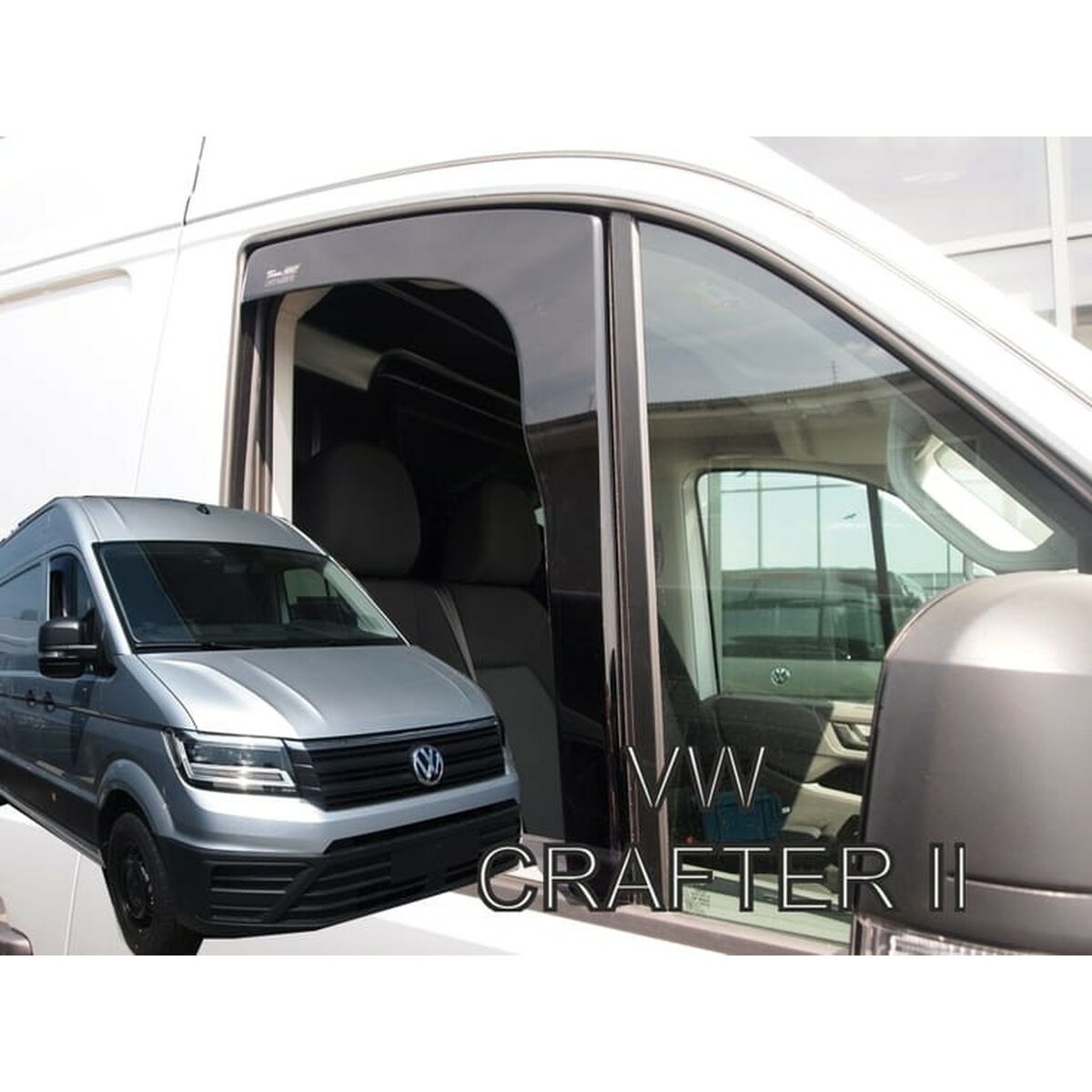 Déflecteur de vent HEKO HO31008 VOLKSWAGEN CRAFTER II 2 Pièces
