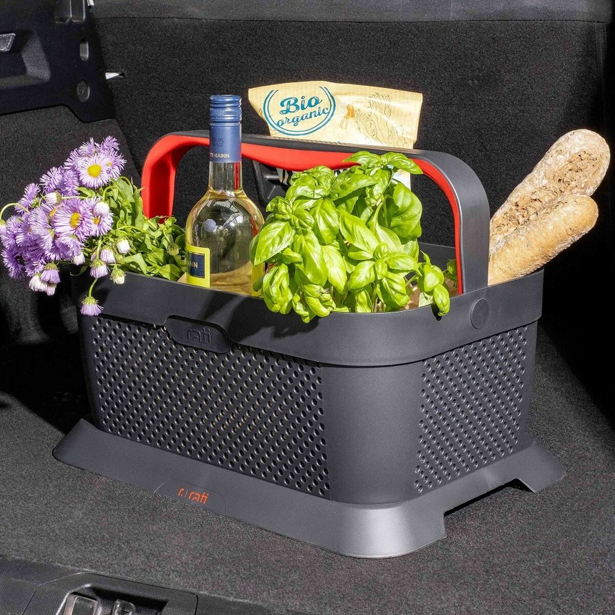 Panier pour le coffre de la voiture Armster V01763 Rouge Plastique