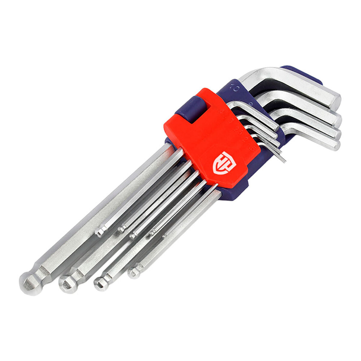 Jeu de Clés Allen Workpro 1,5, 2, 2,5, 3, 4, 5, 6, 8, 10 mm Ballon 9 Pièces (9 Unités)