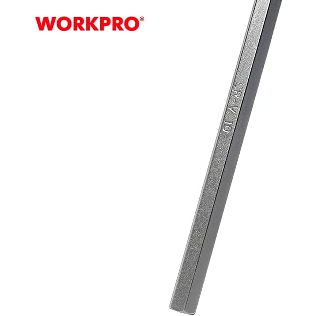 Jeu de Clés Allen Workpro 1,5, 2, 2,5, 3, 4, 5, 6, 8, 10 mm Hexagonal 9 Pièces (9 Unités)