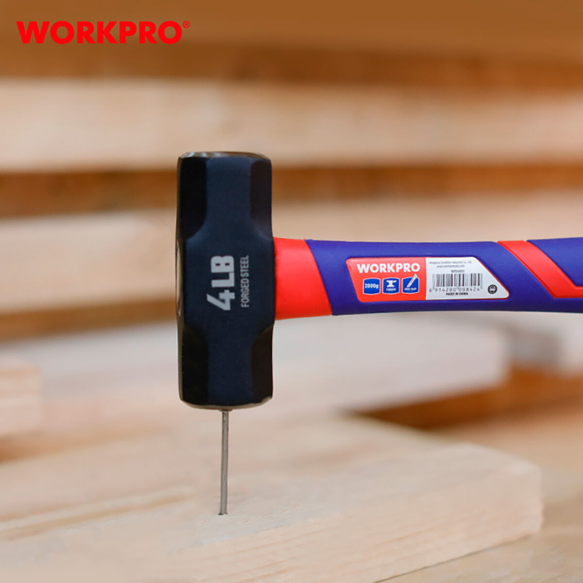 Marteau de Maçon Workpro Fibre de Verre