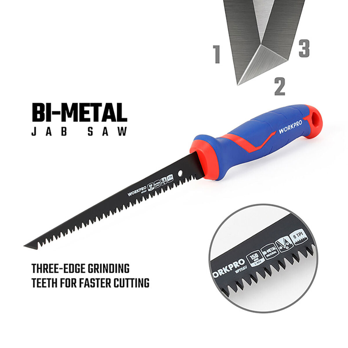 Scie Workpro 15 cm Maçonnerie/travaux