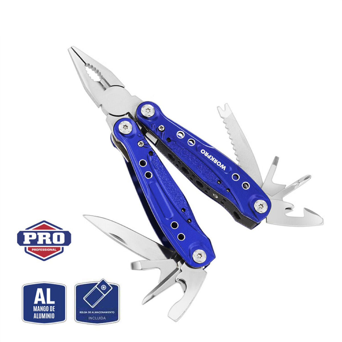 Multi-outils Workpro 15 in 1 Bleu
