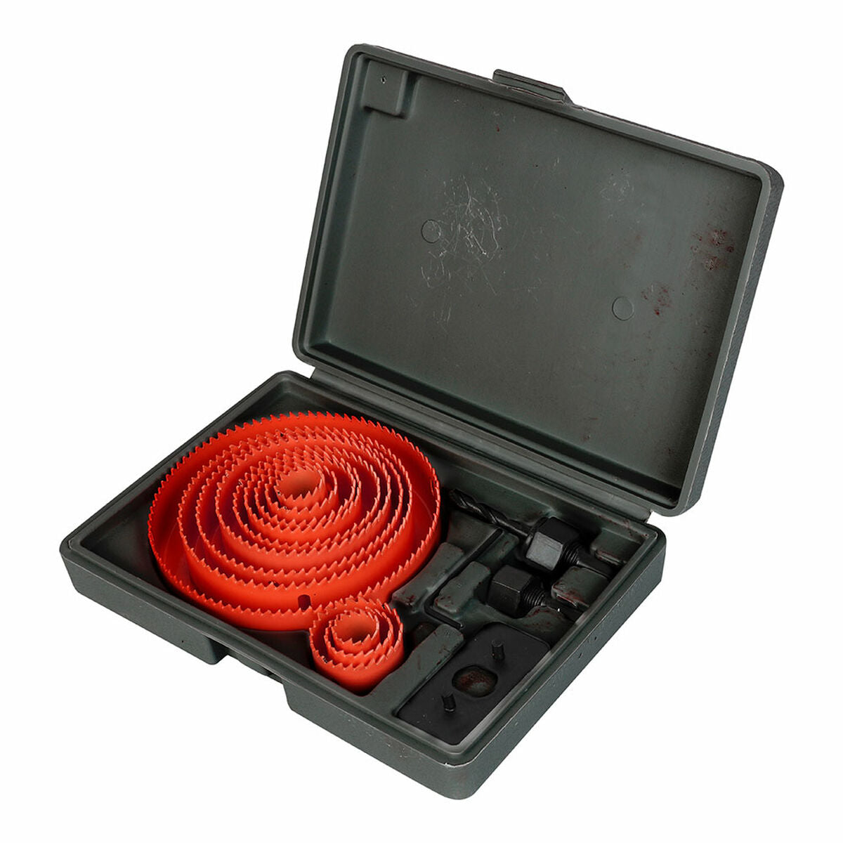 Scie cloche Workpro 17 mm 30 mm Ø 32 mm Ø 51 mm Ø 10 mm Ø 38 mm Ø 13 mm Ø 22 mm Ø 44 mm 100 mm 130 mm 80 mm 90 mm 110 mm 70 mm 1