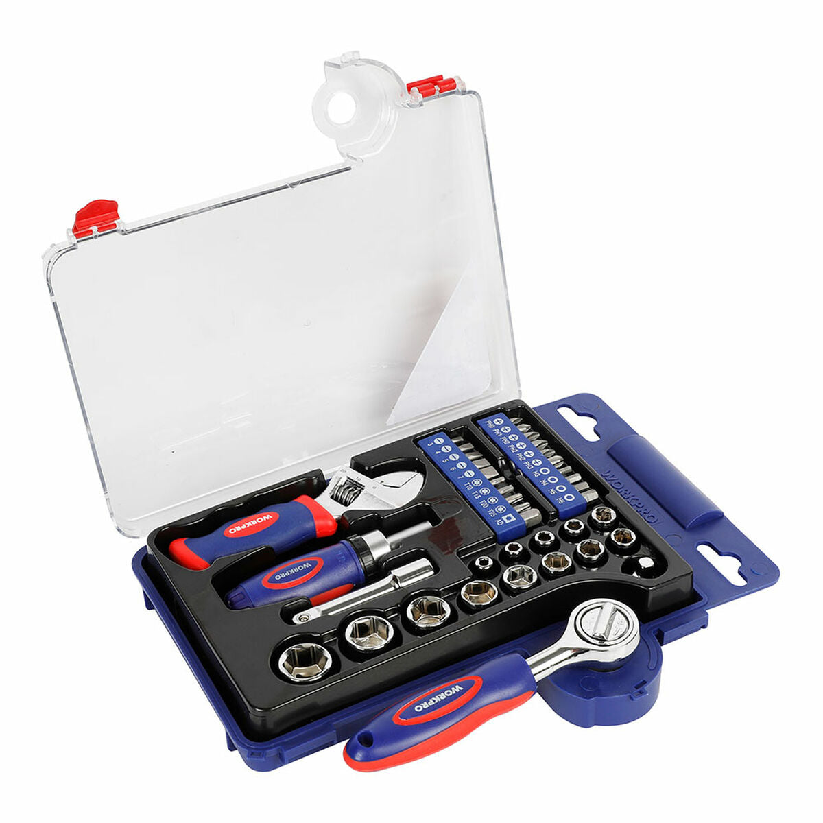 Jeu de clés à douille Workpro 3/8" 38 Pièces