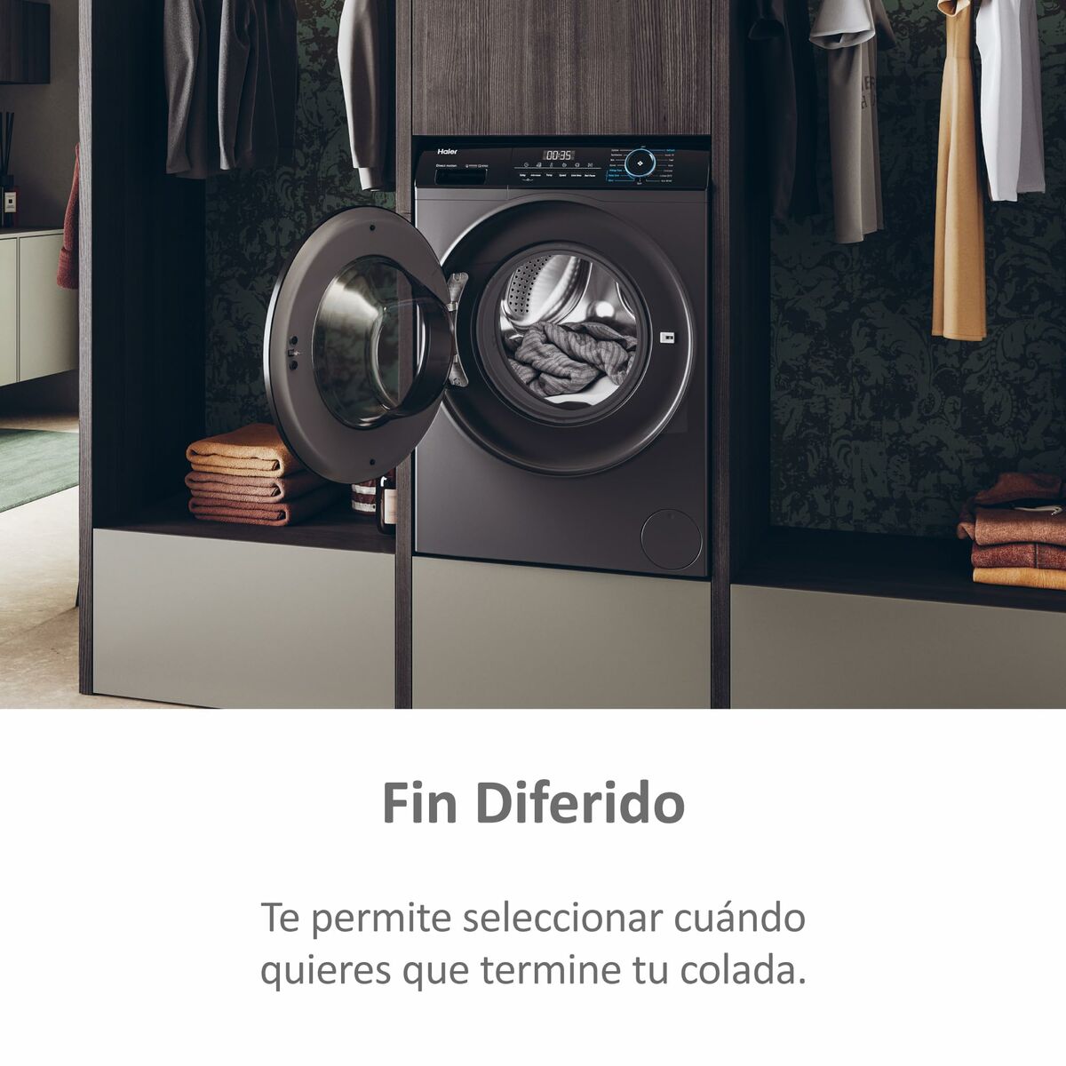 Sac de Lavage Haier HWD80B14939S8 Anthracite