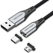 Câble USB Vention CQMHD Gris 50 cm