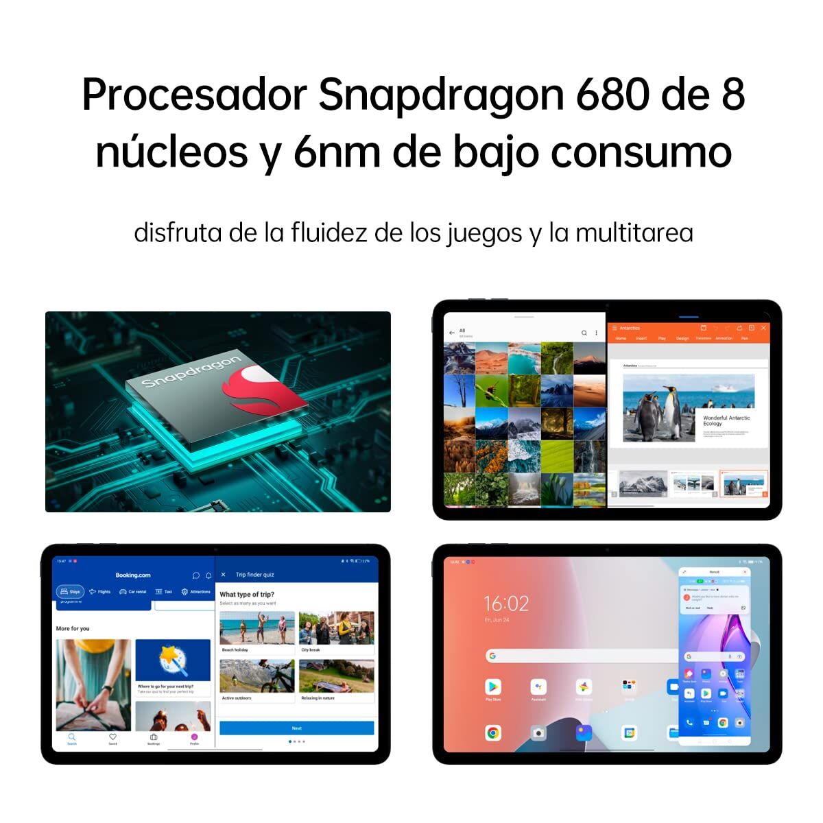 Tablette Oppo Pad Air 10,3" Octa Core 4 GB RAM 128 GB Gris