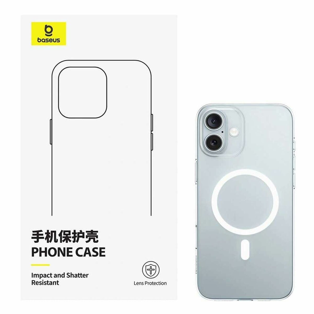 Protection pour téléphone portable Baseus P60114408201-00 Transparent