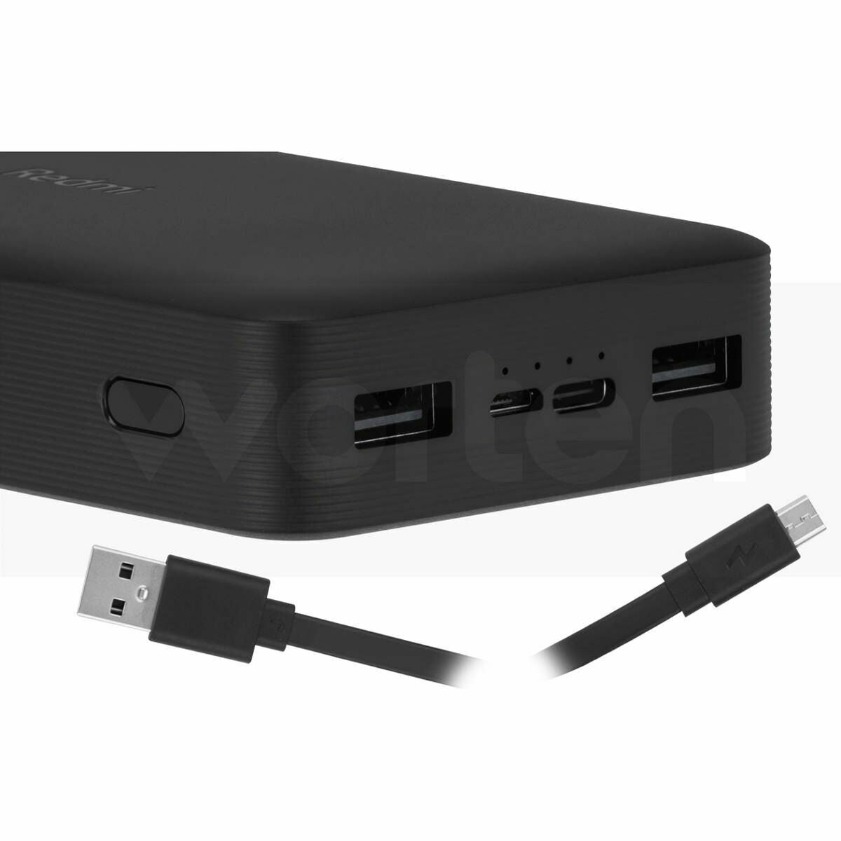 Powerbank Xiaomi Redmi Fast Charge 18W Noir 20000 mAh