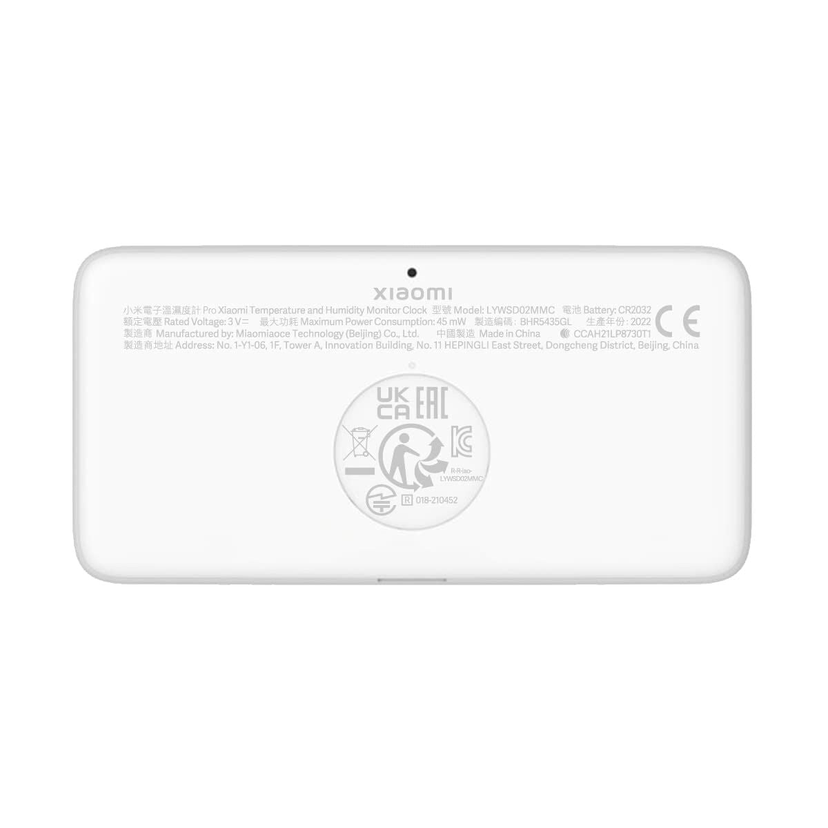 Station Météorologique Multifonction Xiaomi LYWSD02MMC Blanc