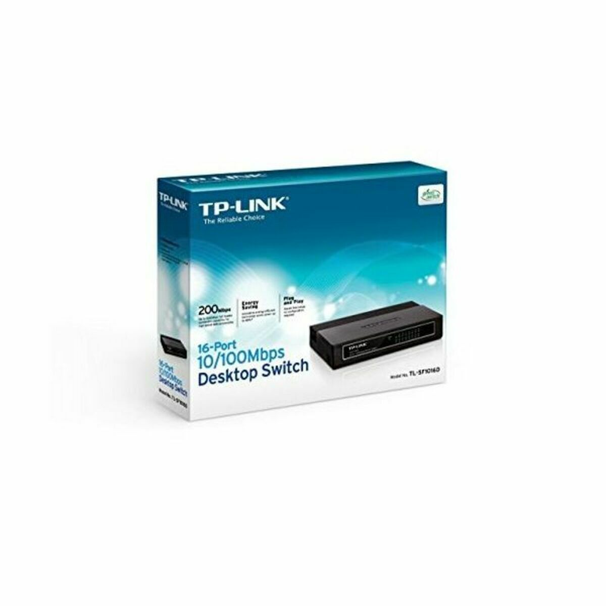 Commutateur Réseau de Bureau TP-Link TL-SF1016D 16P 100/100M Noir