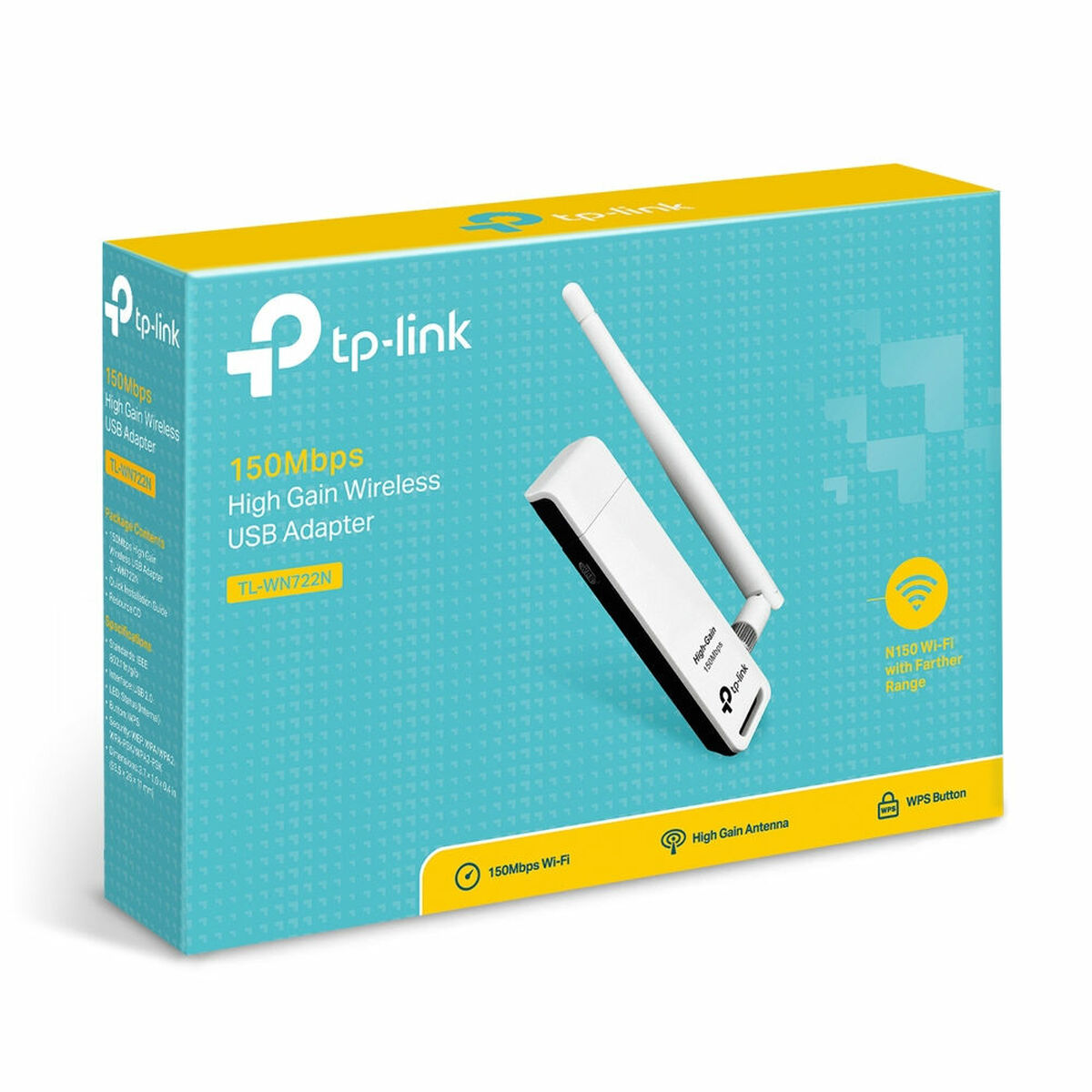 Adapteur réseau TP-Link TL-WN722N 150 Mbps