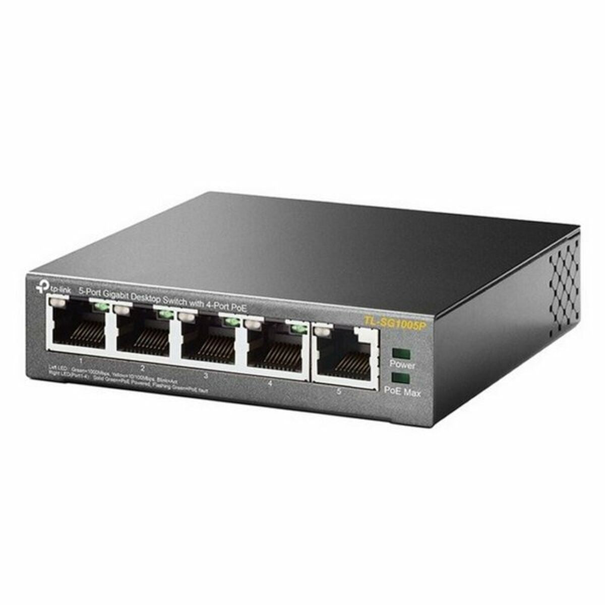 Commutateur Réseau de Bureau TP-Link TL-SG1005P LAN PoE Gris