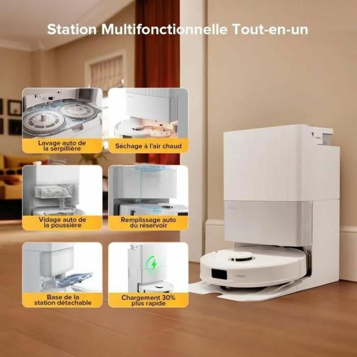 Aspirateur robot Roborock QREVO 5AE