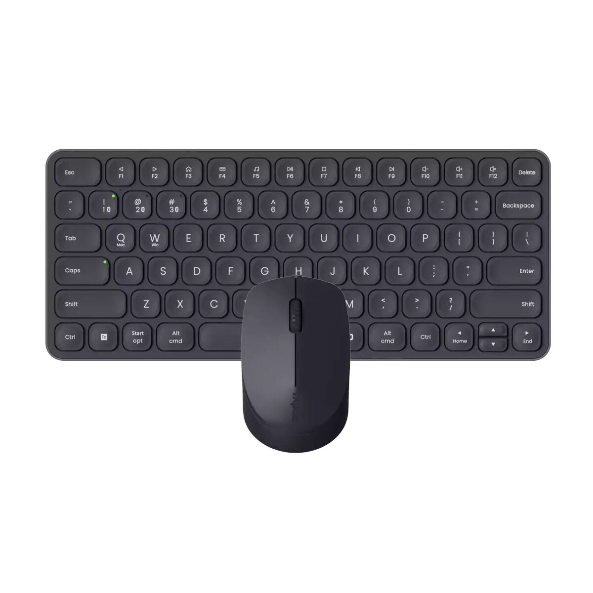 clavier et souris Rapoo 9010M Gris Espagnol