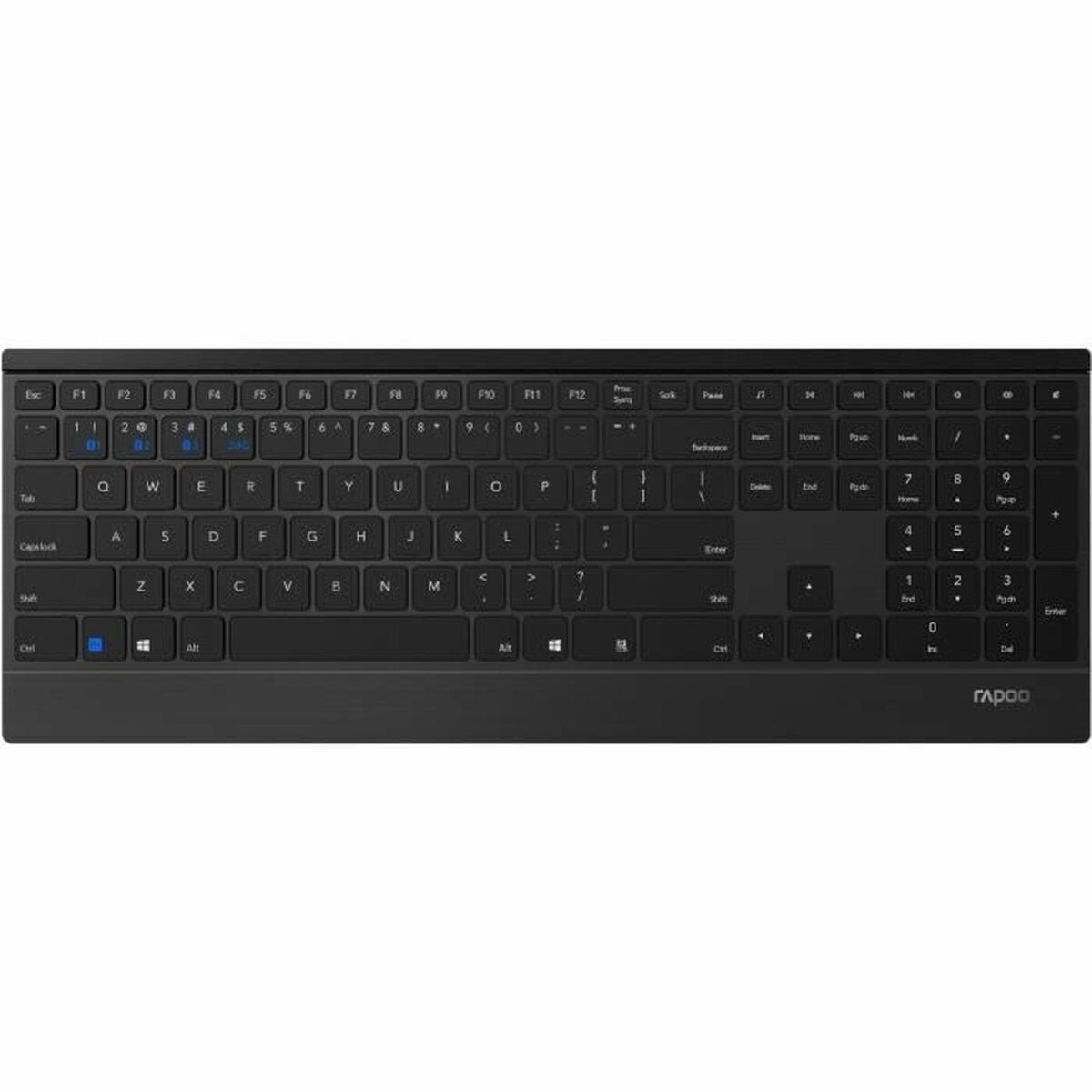 Clavier Rapoo E9500M Noir AZERTY