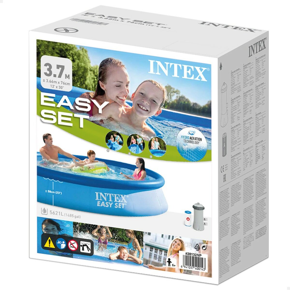 Piscine gonflable EASY SET Intex 28132NP 366 x 76 x 366 cm 2006 l/h