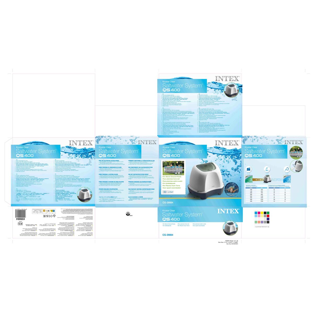 Système de chloration au sel Intex Krystal Clear