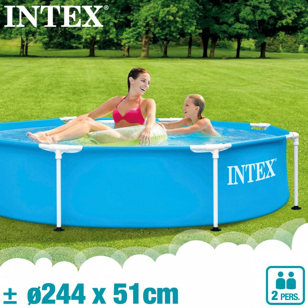 Piscine Démontable Intex 28205NP 244 x 51 x 244 cm 1828 L