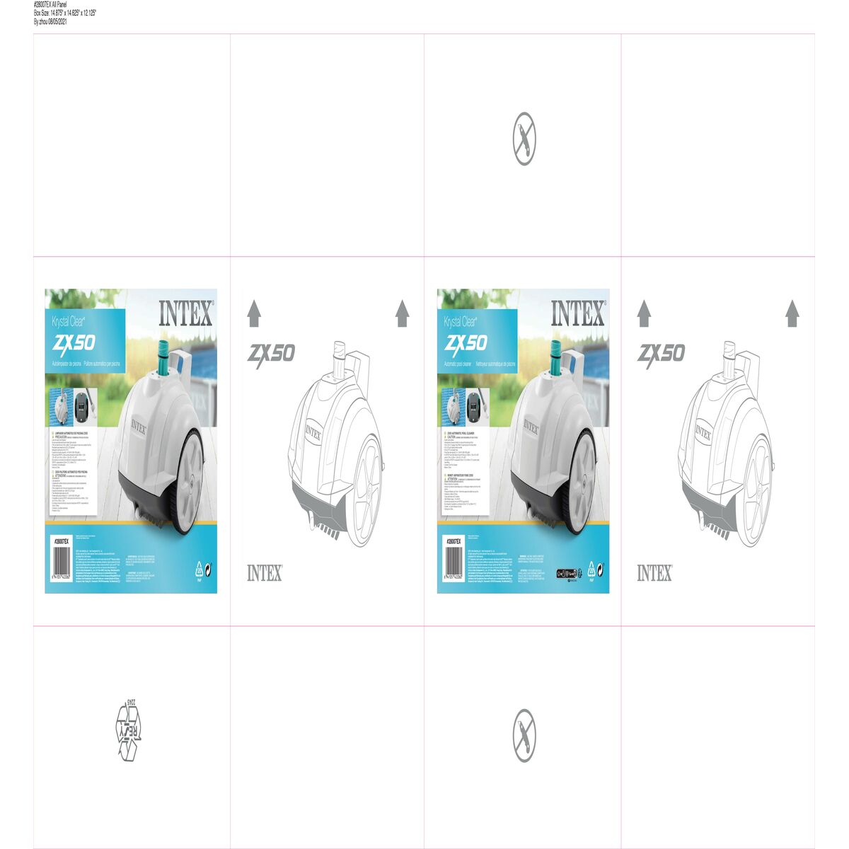 Systèmes de nettoyage automatique Intex ZX50