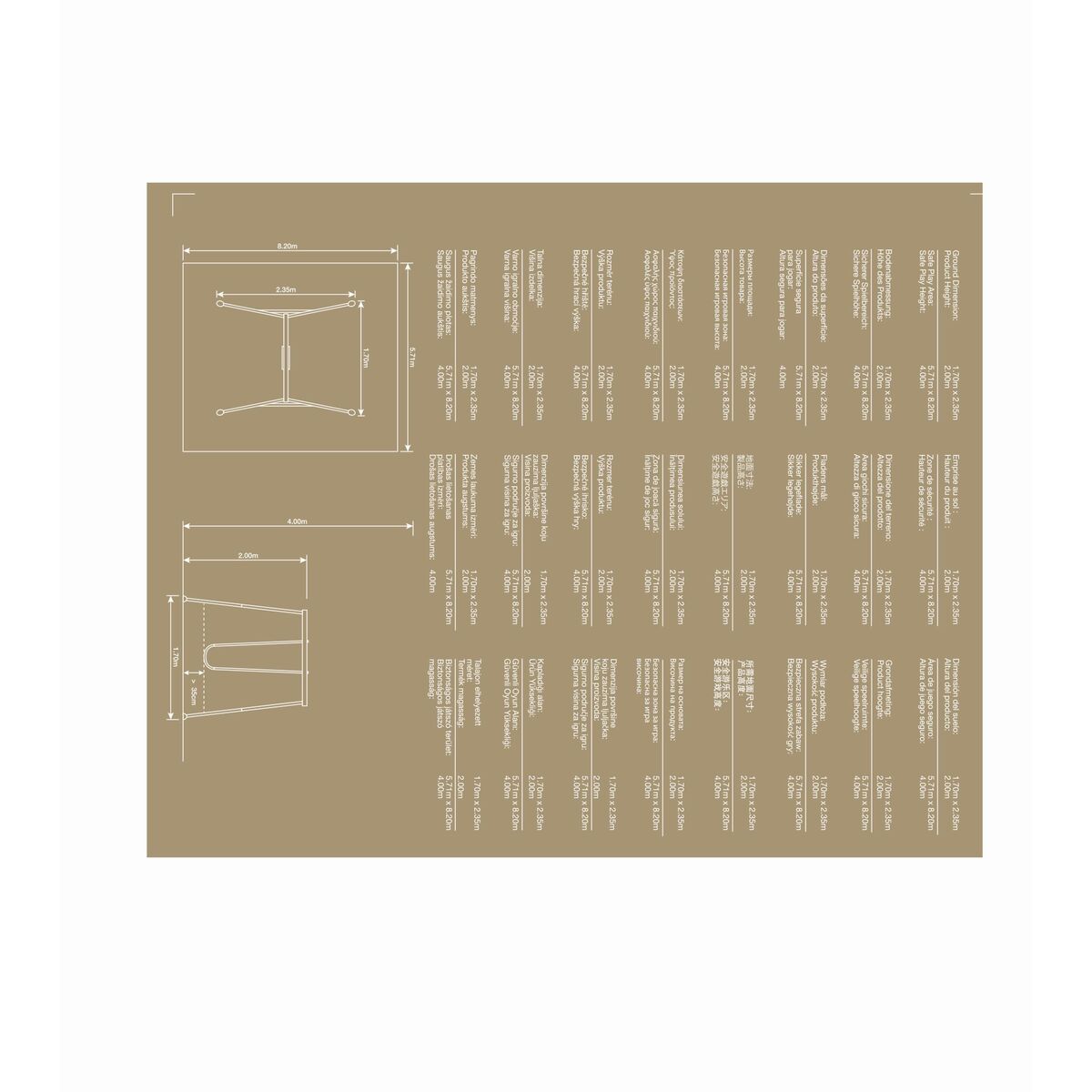 Balançoire Intex 170 x 200 x 235 cm