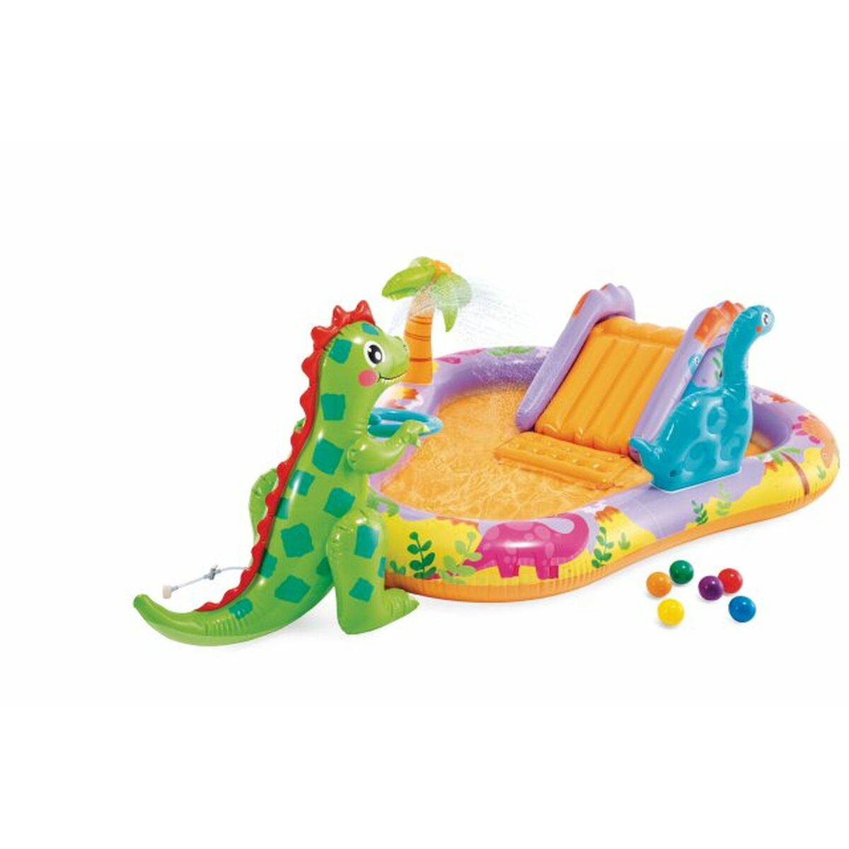 Pataugeoire gonflable pour enfants Intex Dino Park 201 x 157 x 69 cm