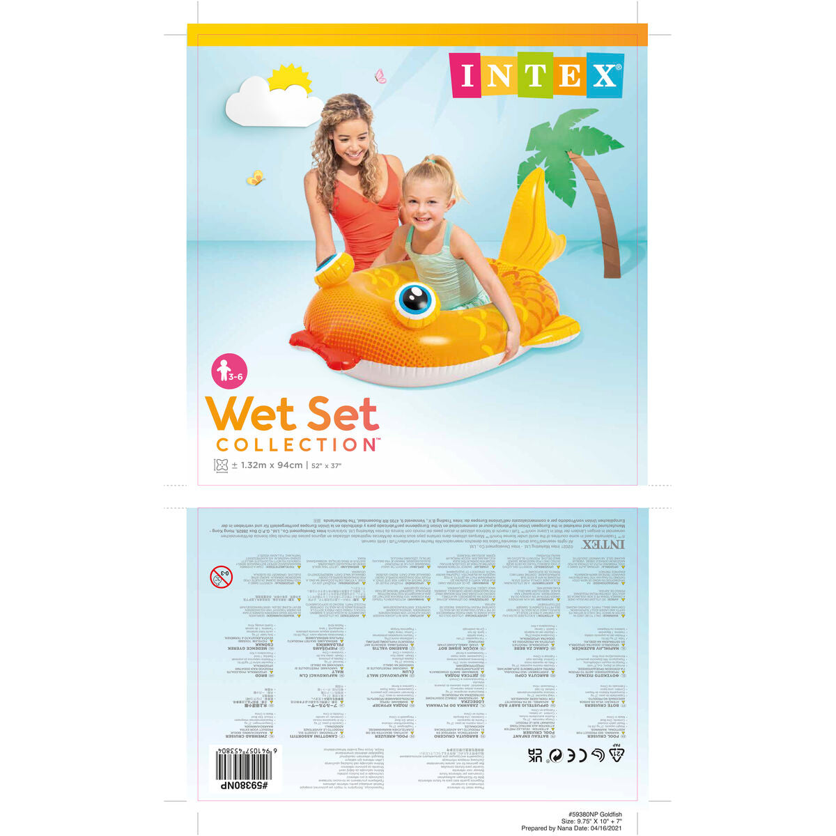 Personnage pour piscine gonflable Intex 59380 69 cm