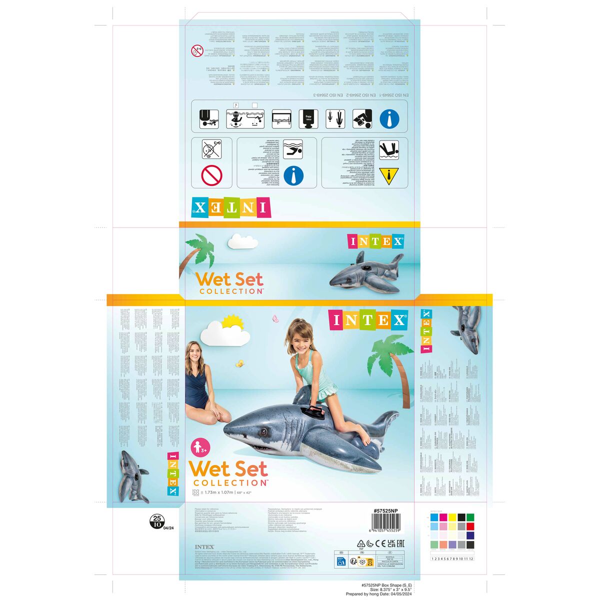 Personnage pour piscine gonflable Intex 0774037 (173 x 107 cm)