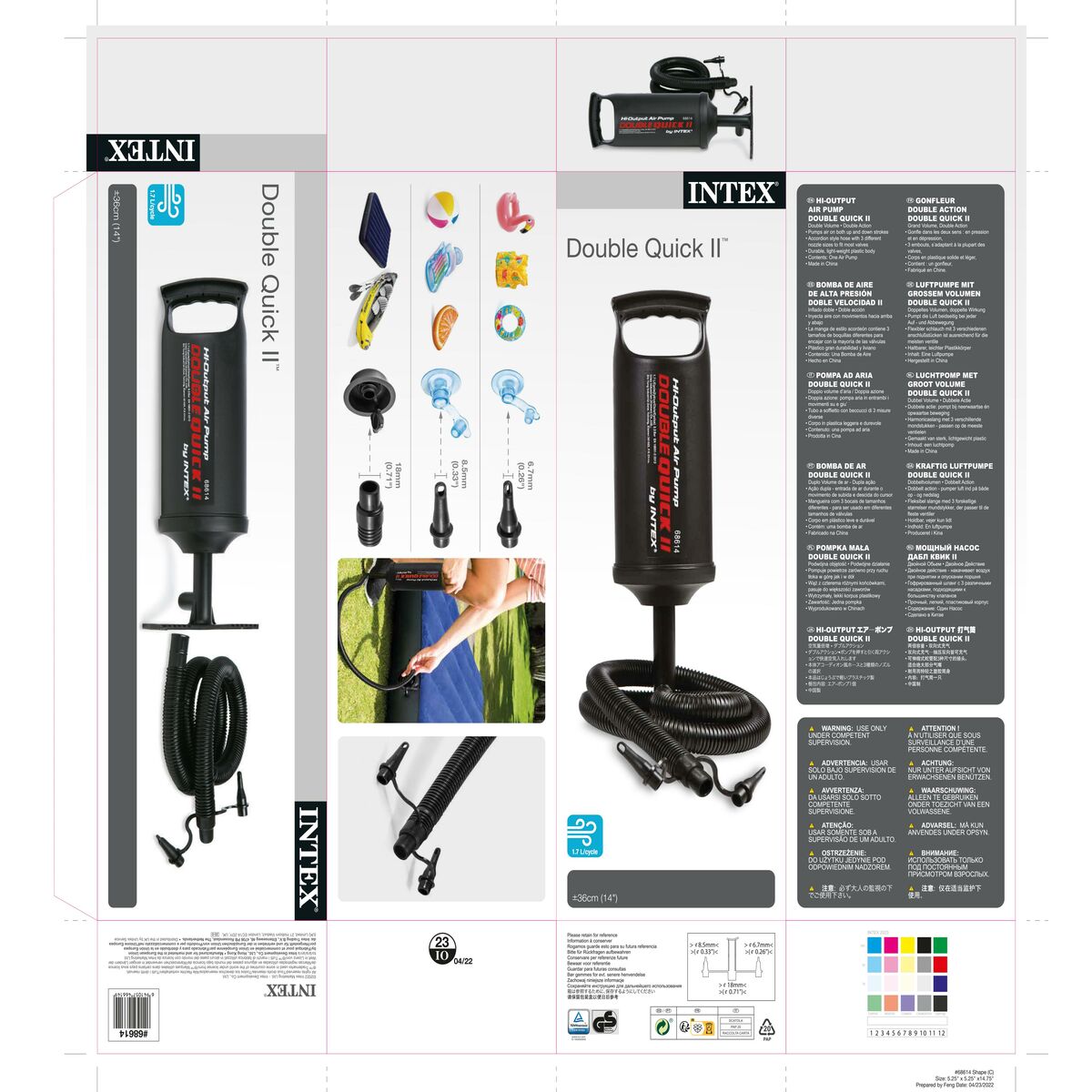 Pompe à air Intex Manuel