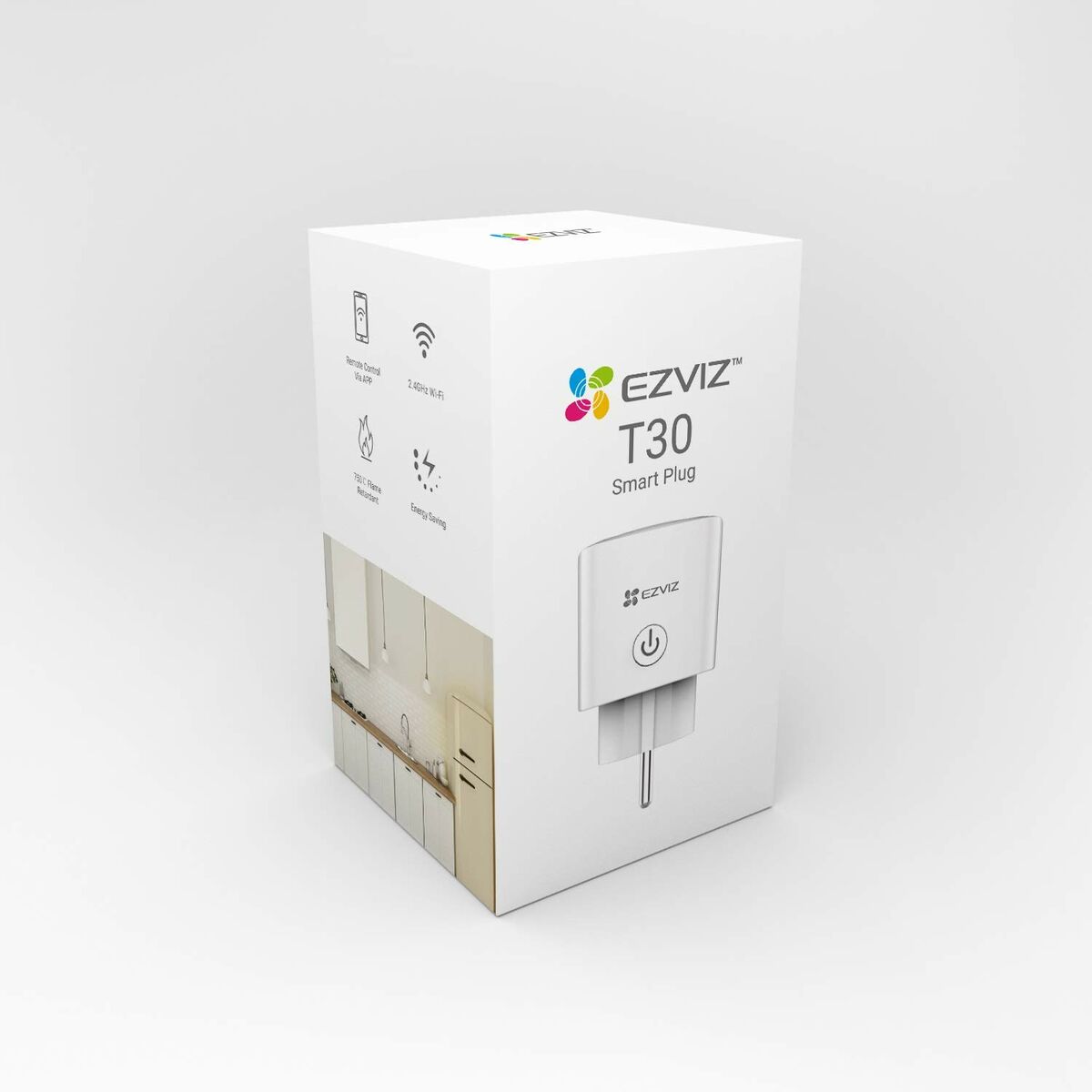 Prise Intelligente Ezviz T30-A Wi-Fi 220 V 220-240 V