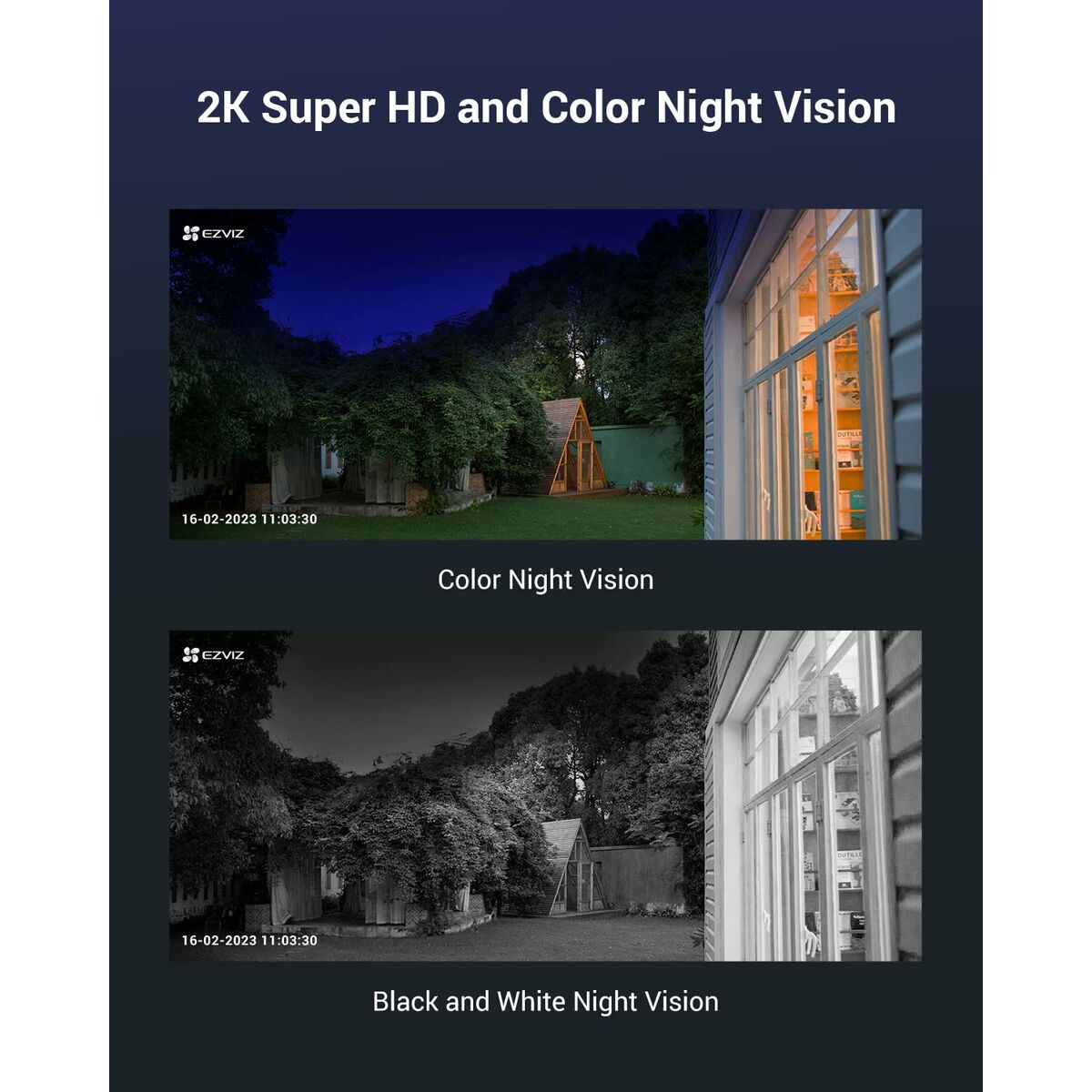 Camescope de surveillance Ezviz CS-EB8 (3MP,4GA)