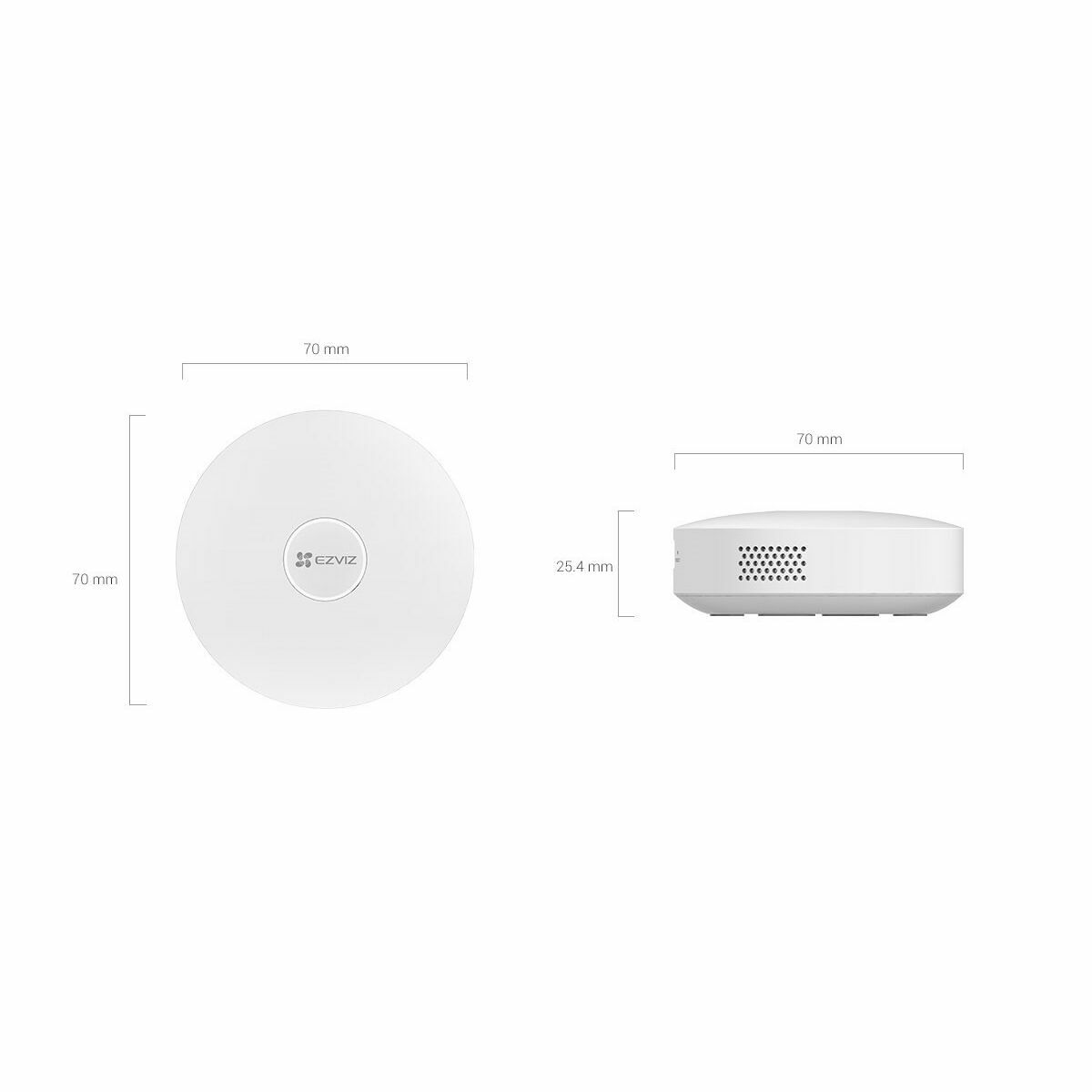 Centre de contrôle Zigbee pour la domotique Ezviz CS-A3-R200-WBG