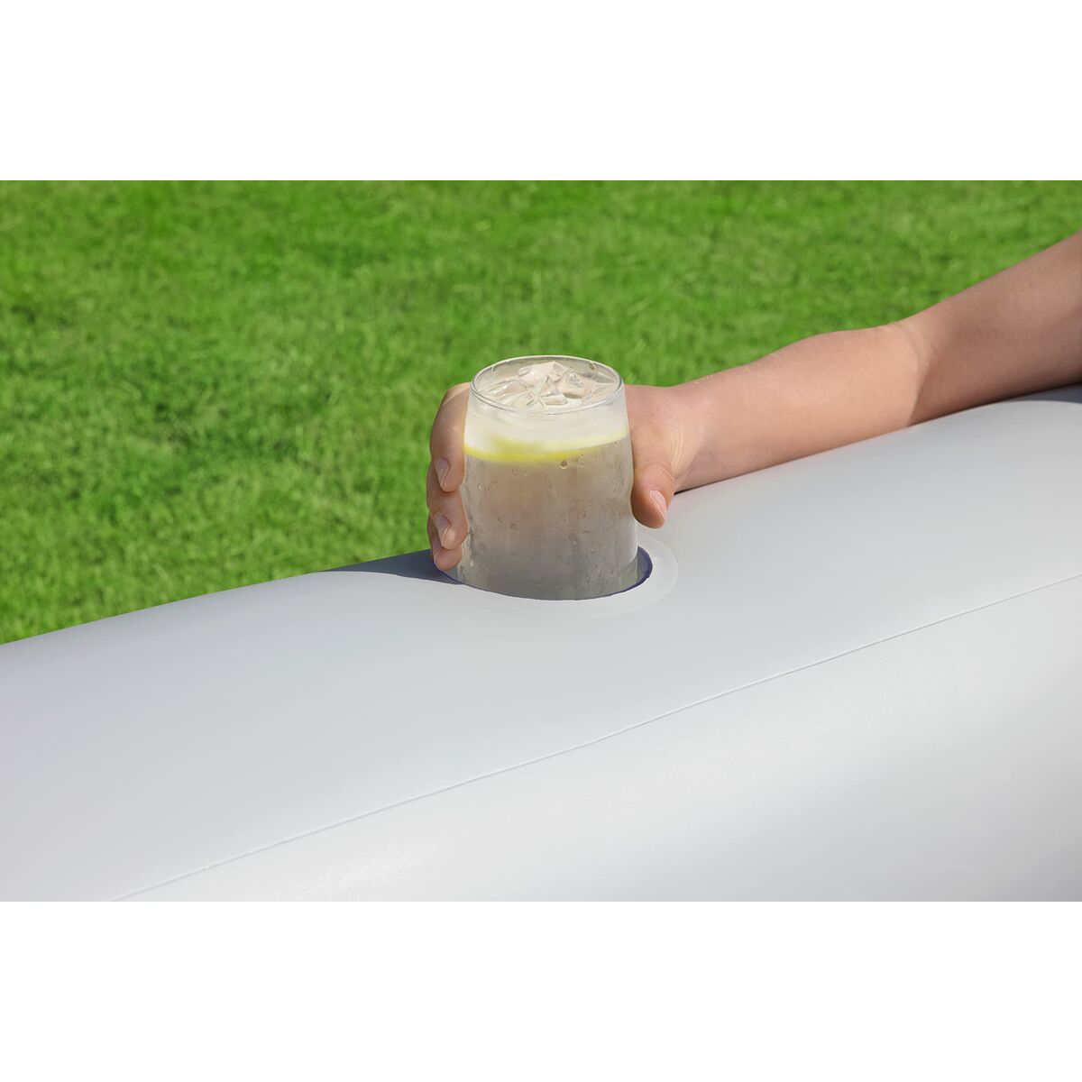 Bestway Piscine Gonflable Familiale 213x206x53 cm +6 Ans Jardin 54423