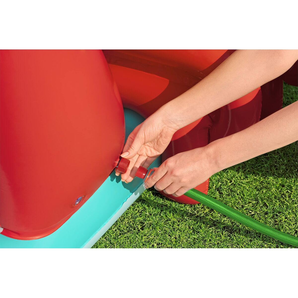 Bestway Piscine Gonflable Aire de Jeux Disney Sirenita 221x193x117cm+2 Ans Jardin 91097