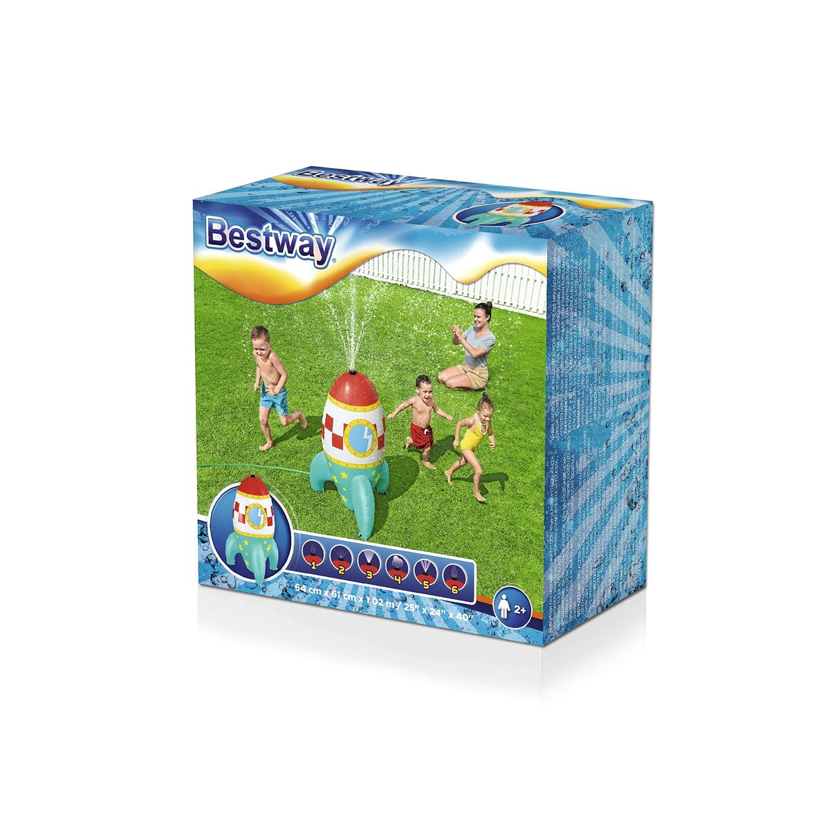 Bestway Asperseur Spatial Gonflable 64x61x102 cm +2 Ans Jardin 52572