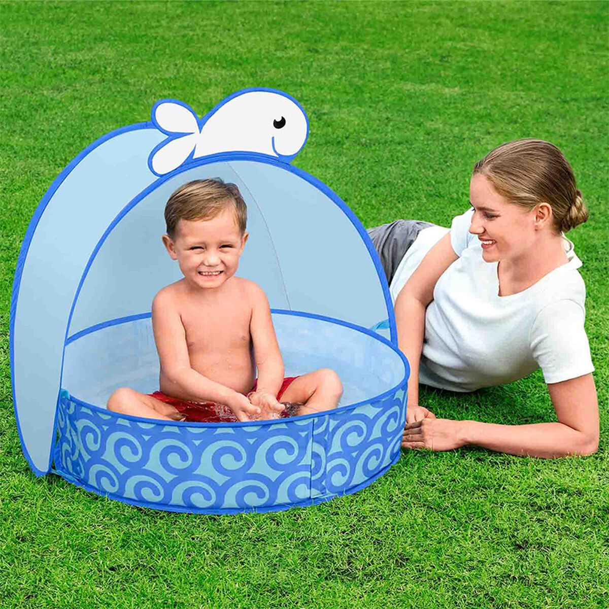 Bestway Auto-Assemblage Piscine Enfant Baleine 78x68x60 cm +2 Ans Jardin 52577