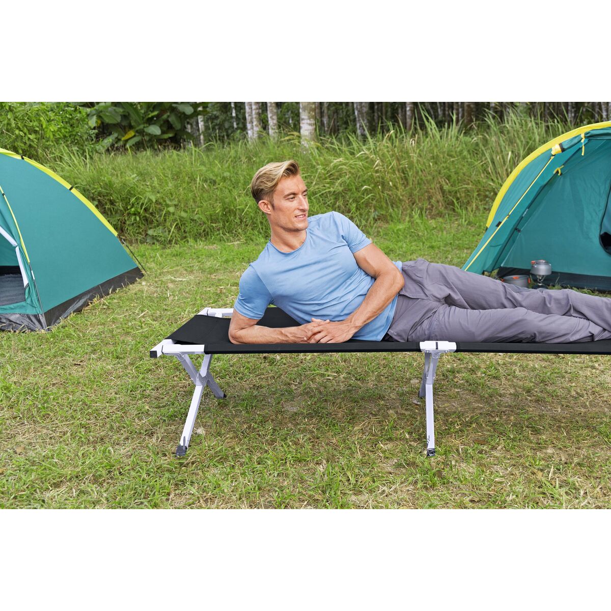 Bestway Lit en Aluminium Max 110 kg 190x64x42 cm Camping 68065