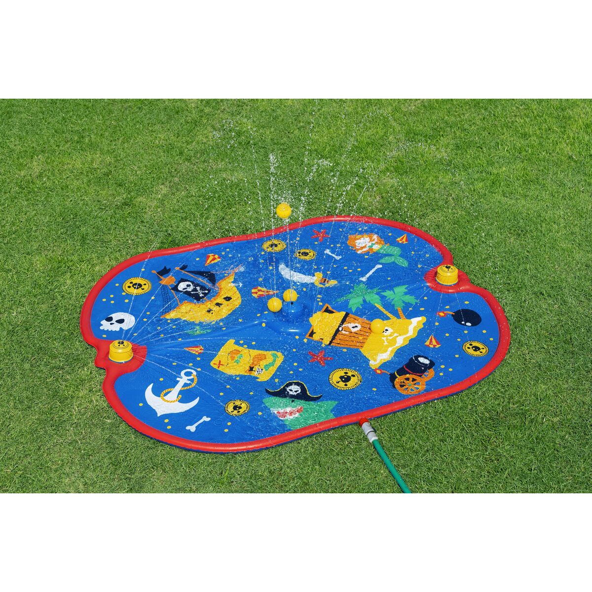 Bestway Aspersor Gonflable Pirate 170x140 cm +2 Ans Jardin 52725
