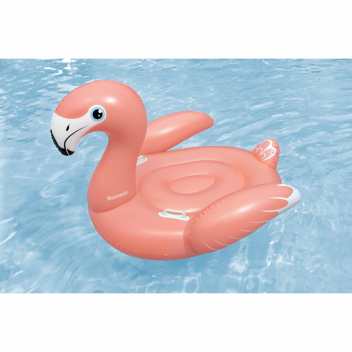 Bestway Flotteur Flamant Rose avec Poignées 168x120 cm +3 Ans Plage Piscine 41526