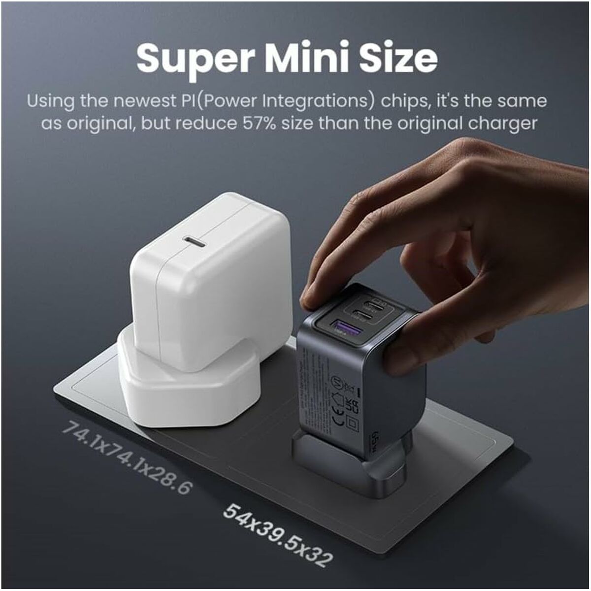 Câble USB vers Lightning Ugreen 25871 Gris